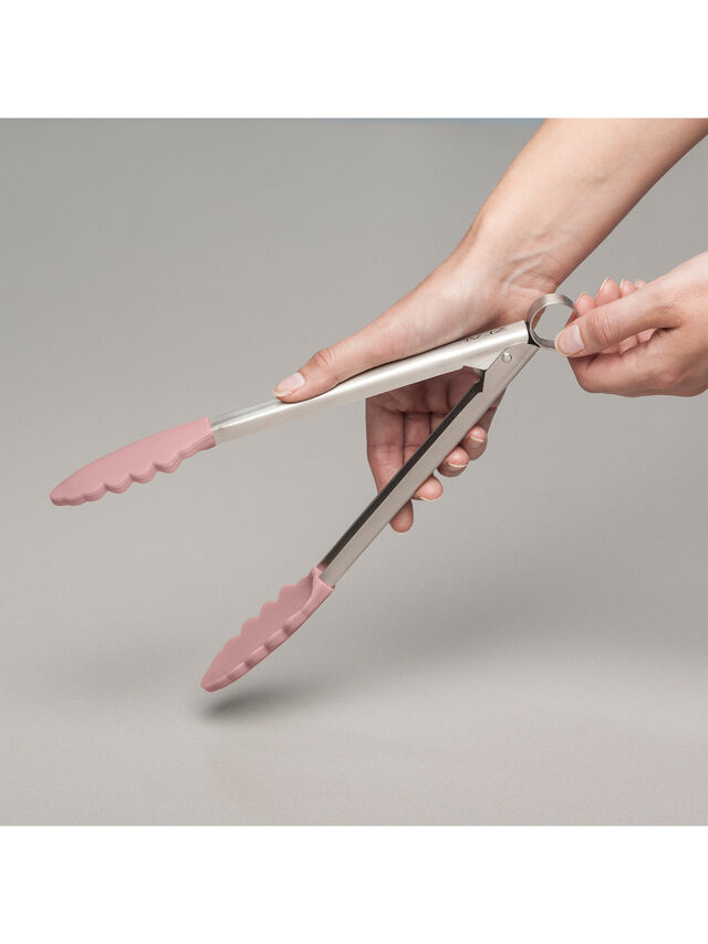 Silicone Tongs with Stainless Steel Handle