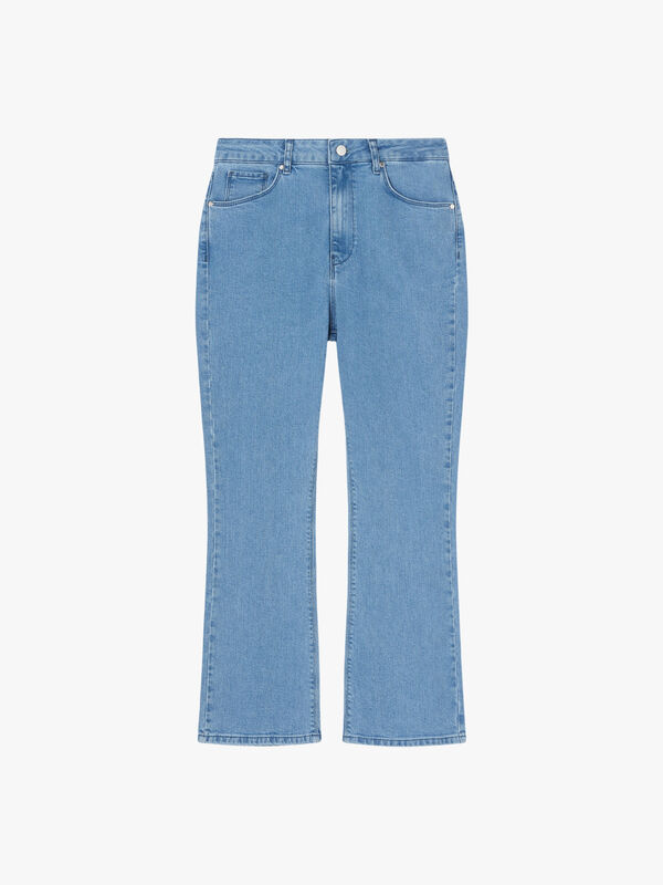 Lydia Light Blue Organic Cotton Kick Flare Jeans