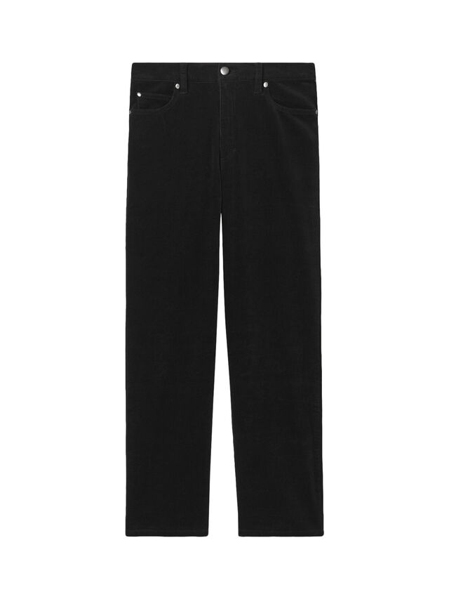 High Waisted Straight Ankle Jean