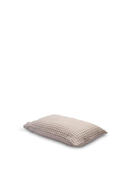 Gingham Linen Pillowcases (pair)