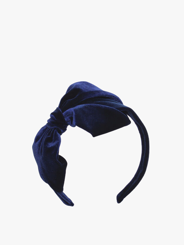 Velvet Headband With Loop