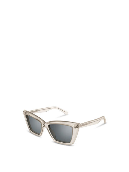 SL657 Cat-Eye Beige Acetate Sunglasses