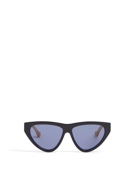 GG1333S Cat Eye Contrast Arm Black Acetate Sunglasses