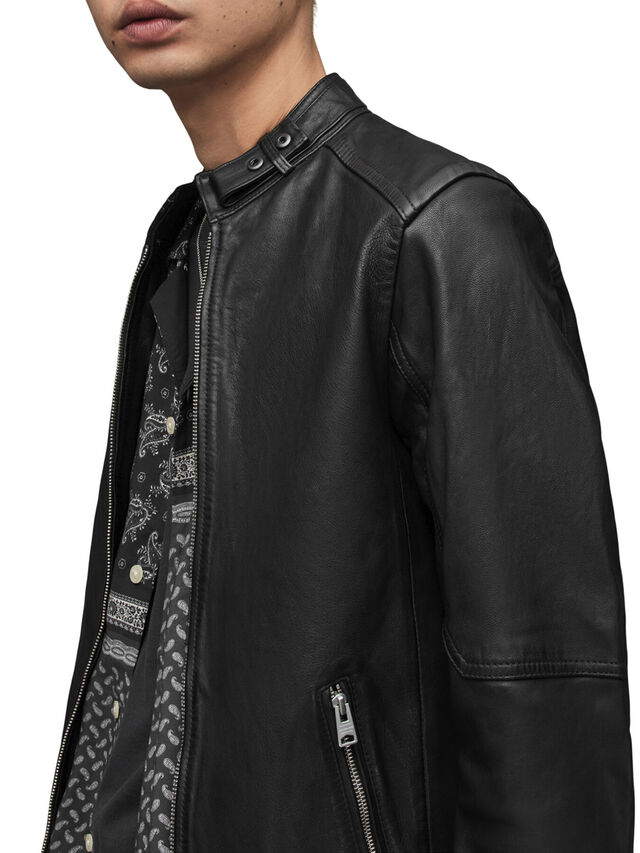 Men's AllSaints Cora Leather Jacket | Fenwick