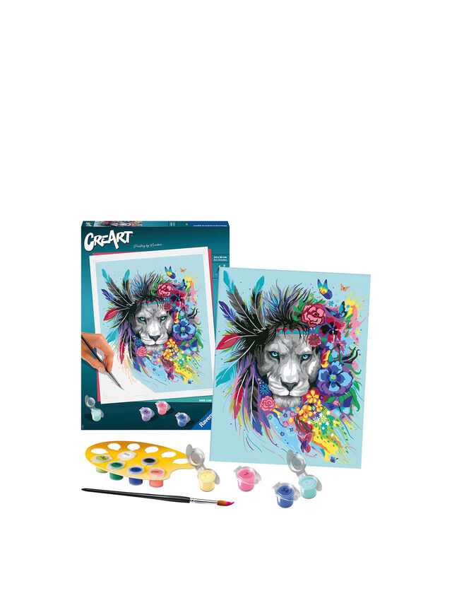 CreArt Adult Paint by Numbers - Boho Lion