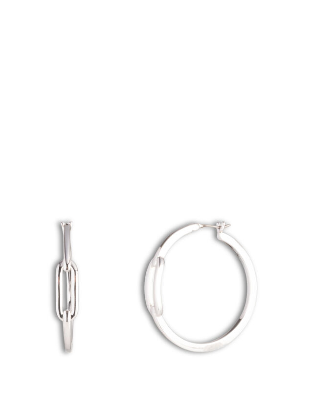 PE Link Hoop Earrings