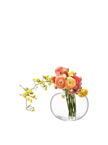 Flower Curved Bouquet Vase 20cm
