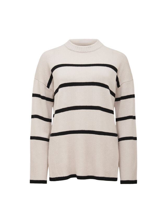 Bianca Relaxed Longline Crew Neck Jumper