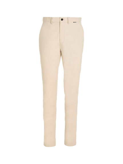Slim Belted Chino Trousers