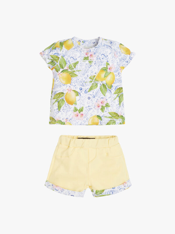 Lemon T-Shirt & Shorts Set