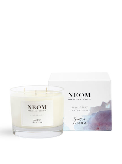 Real Luxury 3 Wick Scented Candle