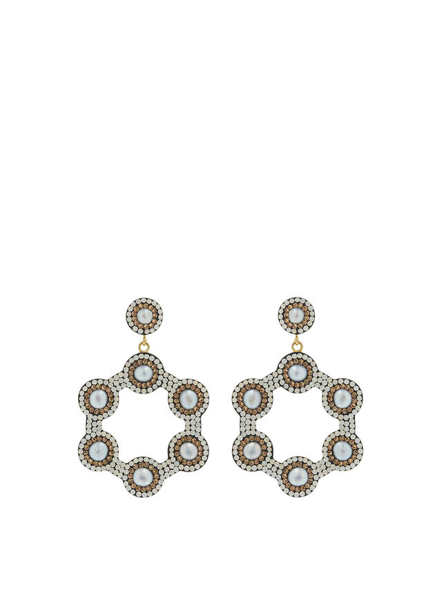 Baroque Pearl Mini Hoop Earrings