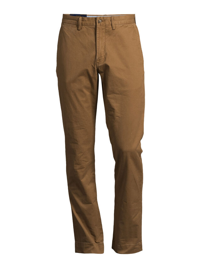 Washed Stretch Slim Fit Chino Pant