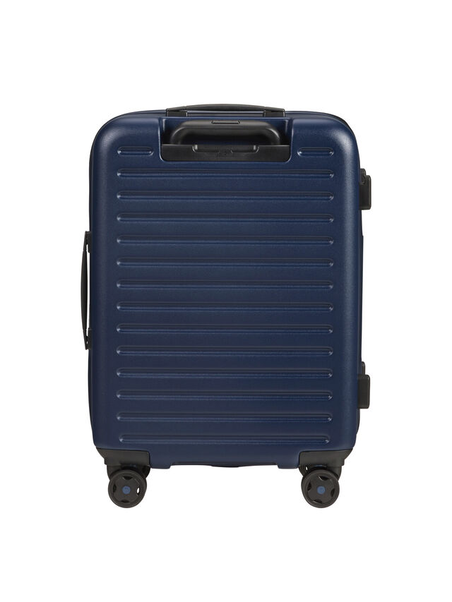 STACKD SPINNER 4 wheel 55cm expandable navy suitcase