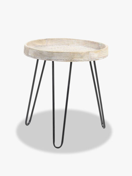Natural Wood Side Table, Natural