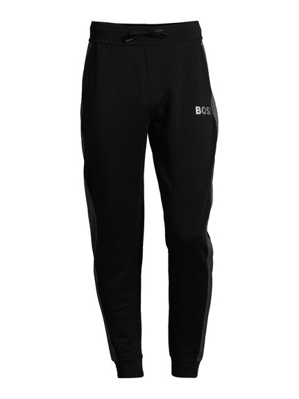 Cotton Blend Tracksuit Bottoms With Embroidered Logo