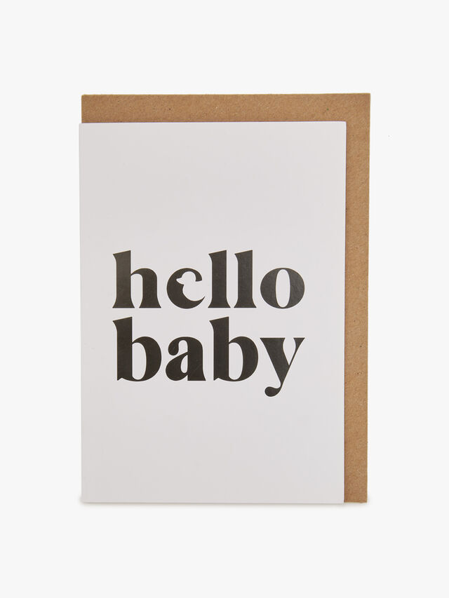 'Hello Baby' Card
