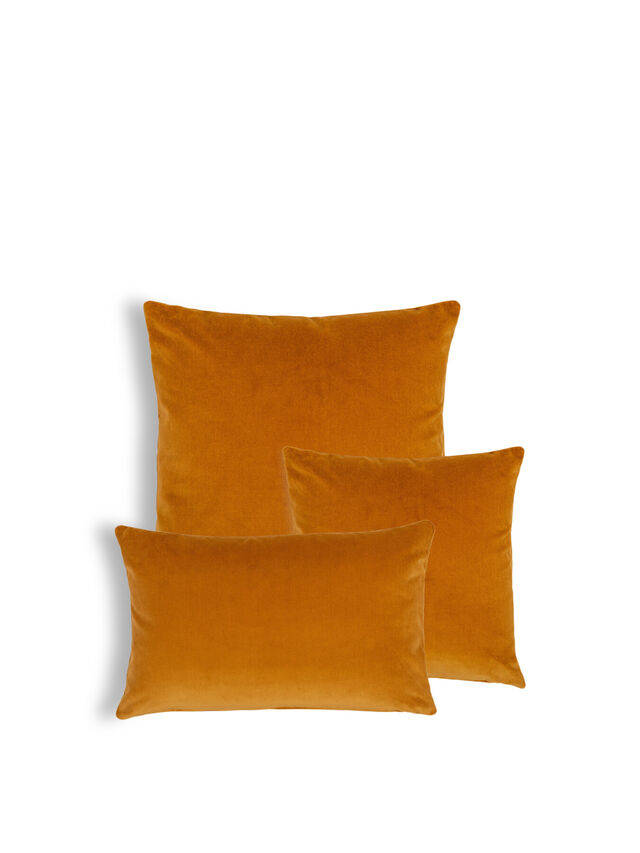 Velvet Cushion Ochre 55 x 55cm