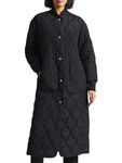 AVVERII Long Length Onion Quilted Bomber Coat