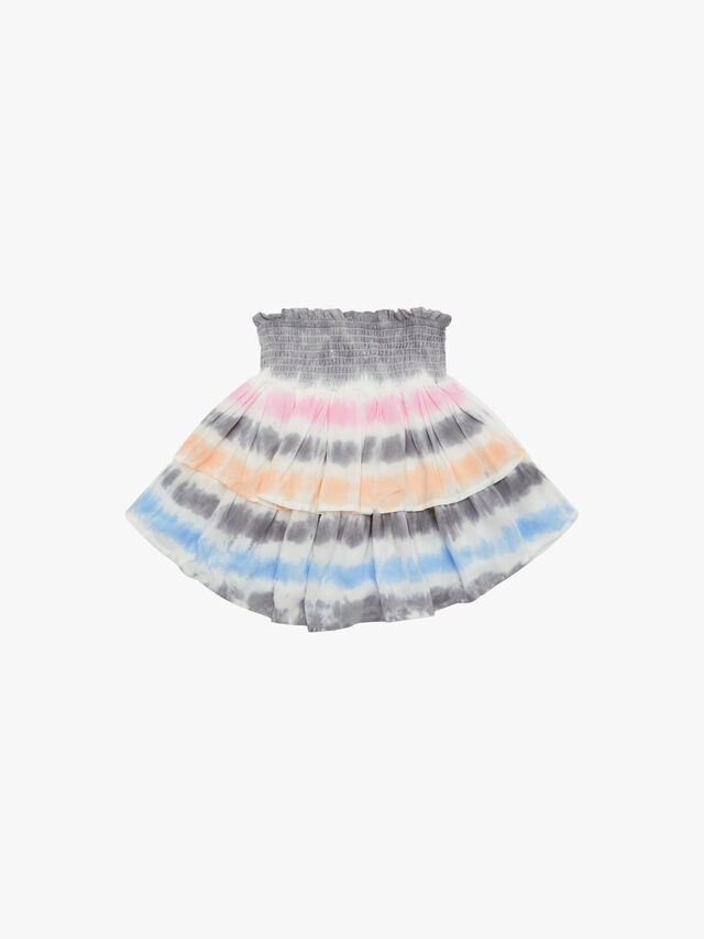 Tie Dye Ruffle Skirt
