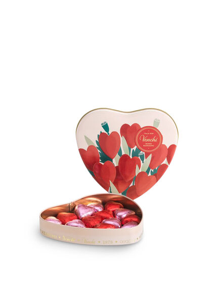 Large Valentine Heart Tin Box 150g