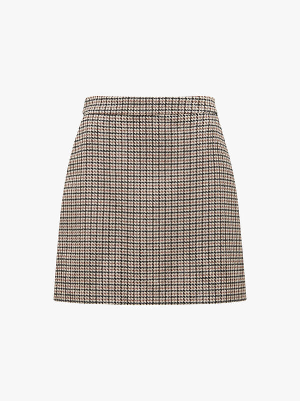 Hanna Check Mini Skirt