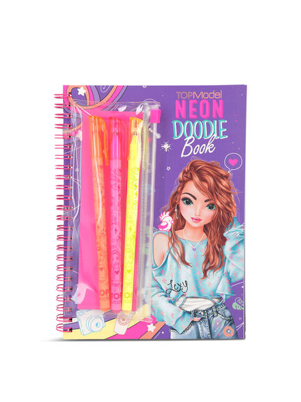 Neon Doodle Book With Neon Pen Set