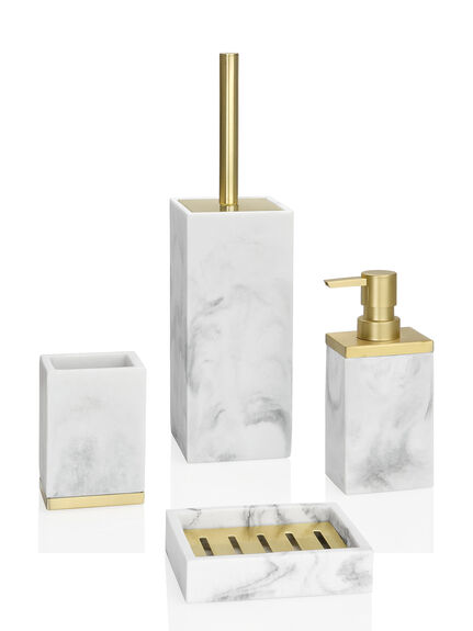 Marble Brass Soap Dish