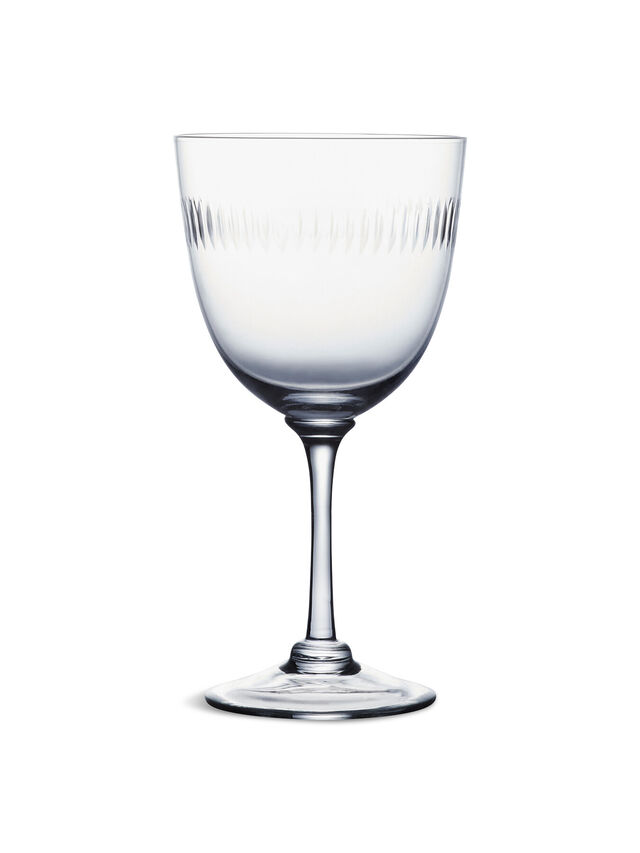 Crystal Wine Glasses Spears S/6