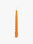Twisted Candle Orange - Set of 6