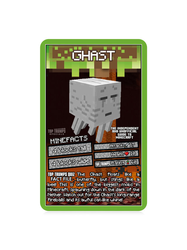 Independent Unofficial Guide to Minecraft Top Trumps Specials Card Game