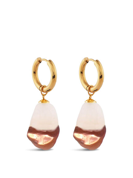 XS Glass Baroque Pearl Earrings