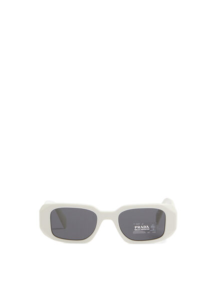 PR 17WS Slim Acetate Geometric Arm Sunglasses