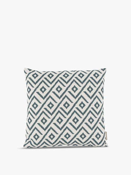 Green Geometric Square Scatter Cushion