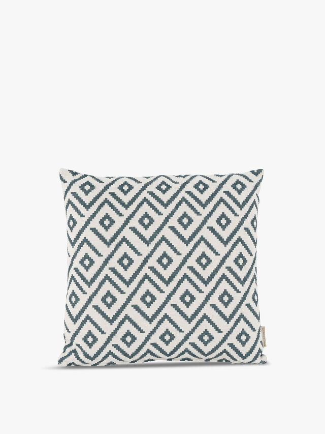 Green Geometric Square Scatter Cushion