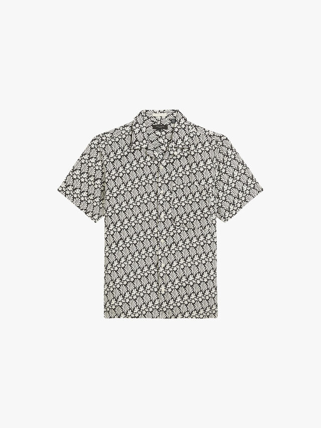 SS Coral Print Shirt