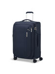 RESPARK SPINNER 4 wheel 67cm expandable navy suitcase