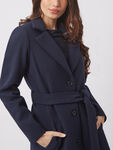 3 Button Coat With Belt