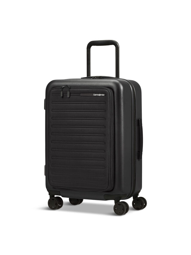 Samsonite StackD Spinner 4 Wheel 55cm Suitcase, Black