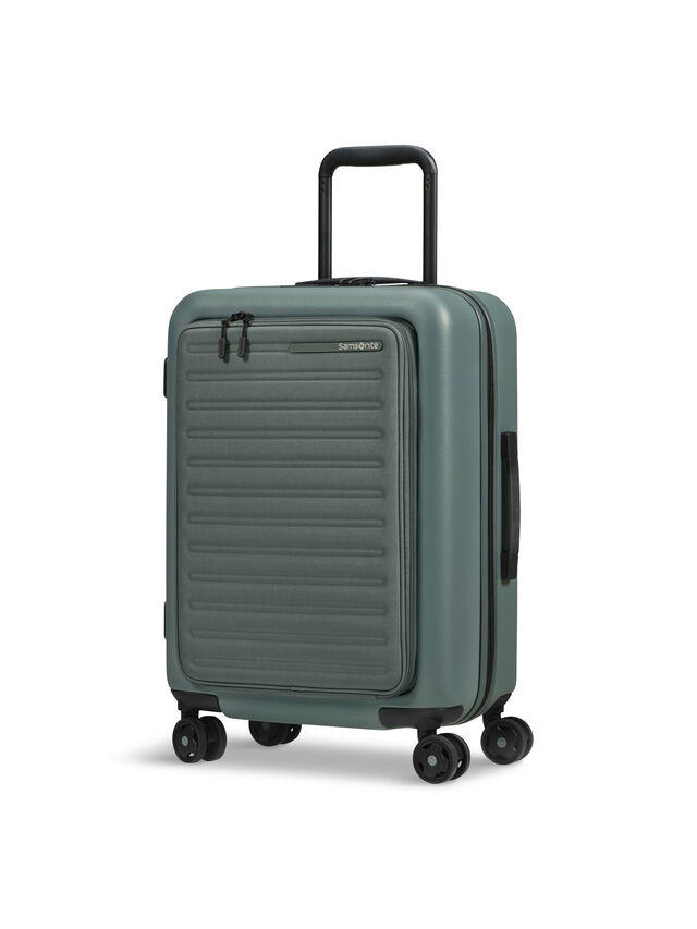 Samsonite StackD Spinner 4 Wheel 55cm Suitcase, Forest Green