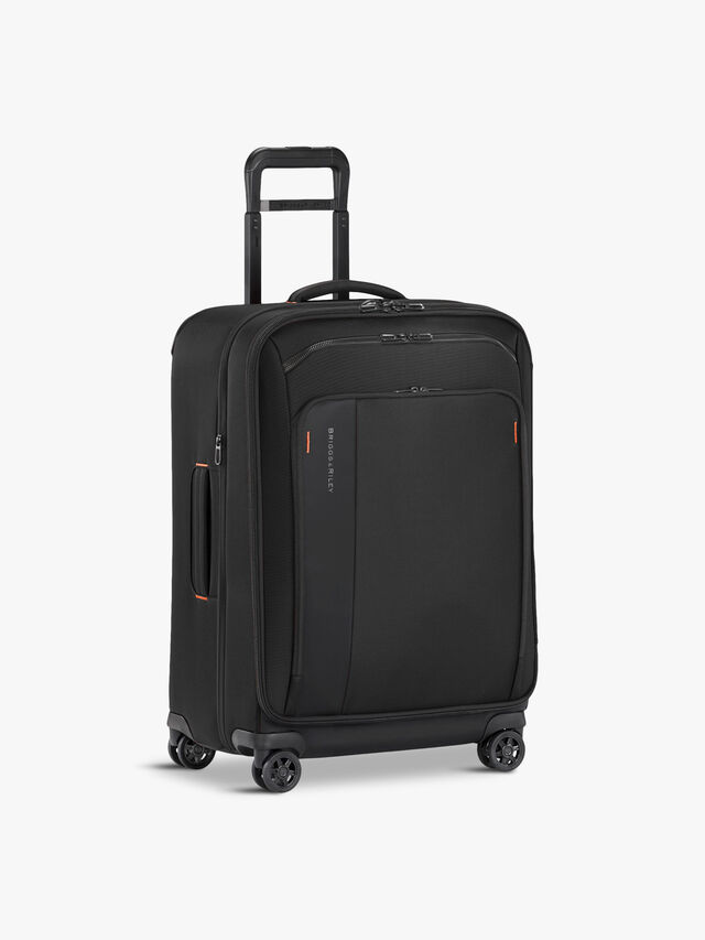Briggs and Riley ZDX Medium 66cm Expandable Spinner Suitcase, Black