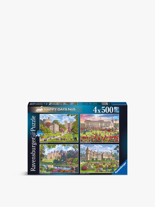 Happy Days Collection No.4 Royal Residences 4x 500 piece Jigsaw Puzzle