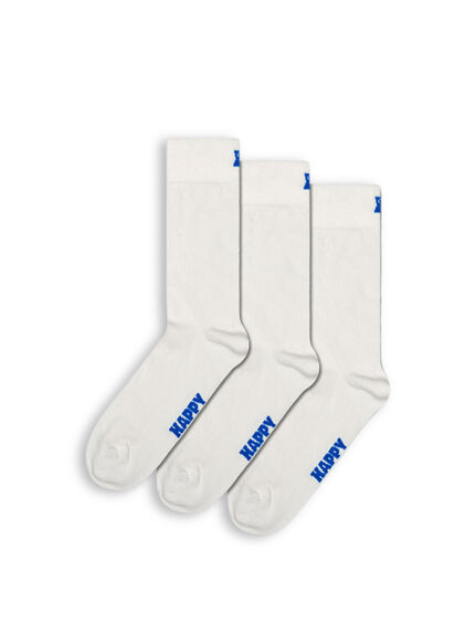 3 Pack Solid Socks