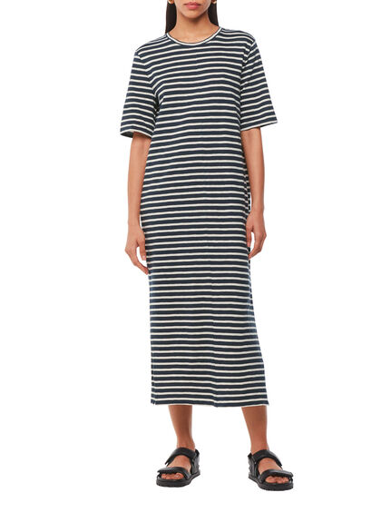 Breton Stripe Jersey Dress