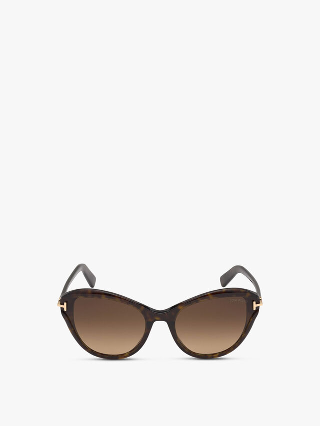 Leigh Cat Eye Acetate Sunglasses