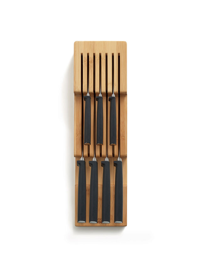DrawerStore Bamboo 2-tier Knife Organiser