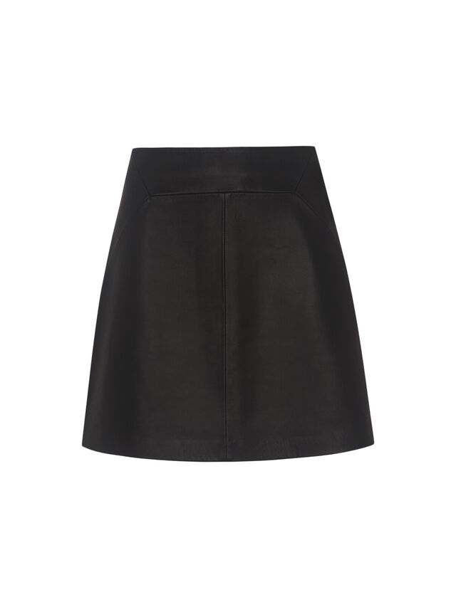 Whistles Leather A line Skirt | A-Line | Fenwick