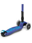 Navy Maxi Deluxe LED Foldable Scooter