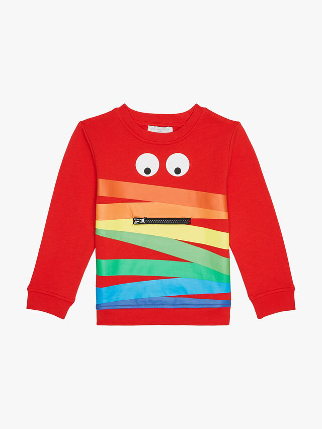 Rainbow Face Sweatshirt