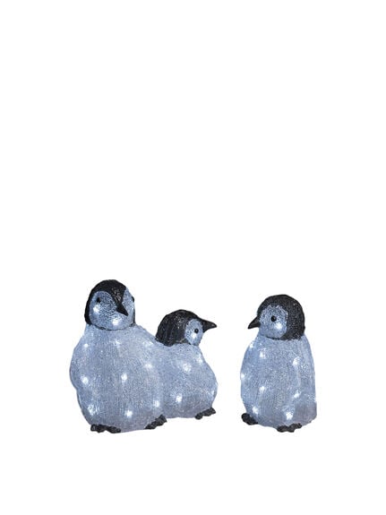 LED Penguin Family